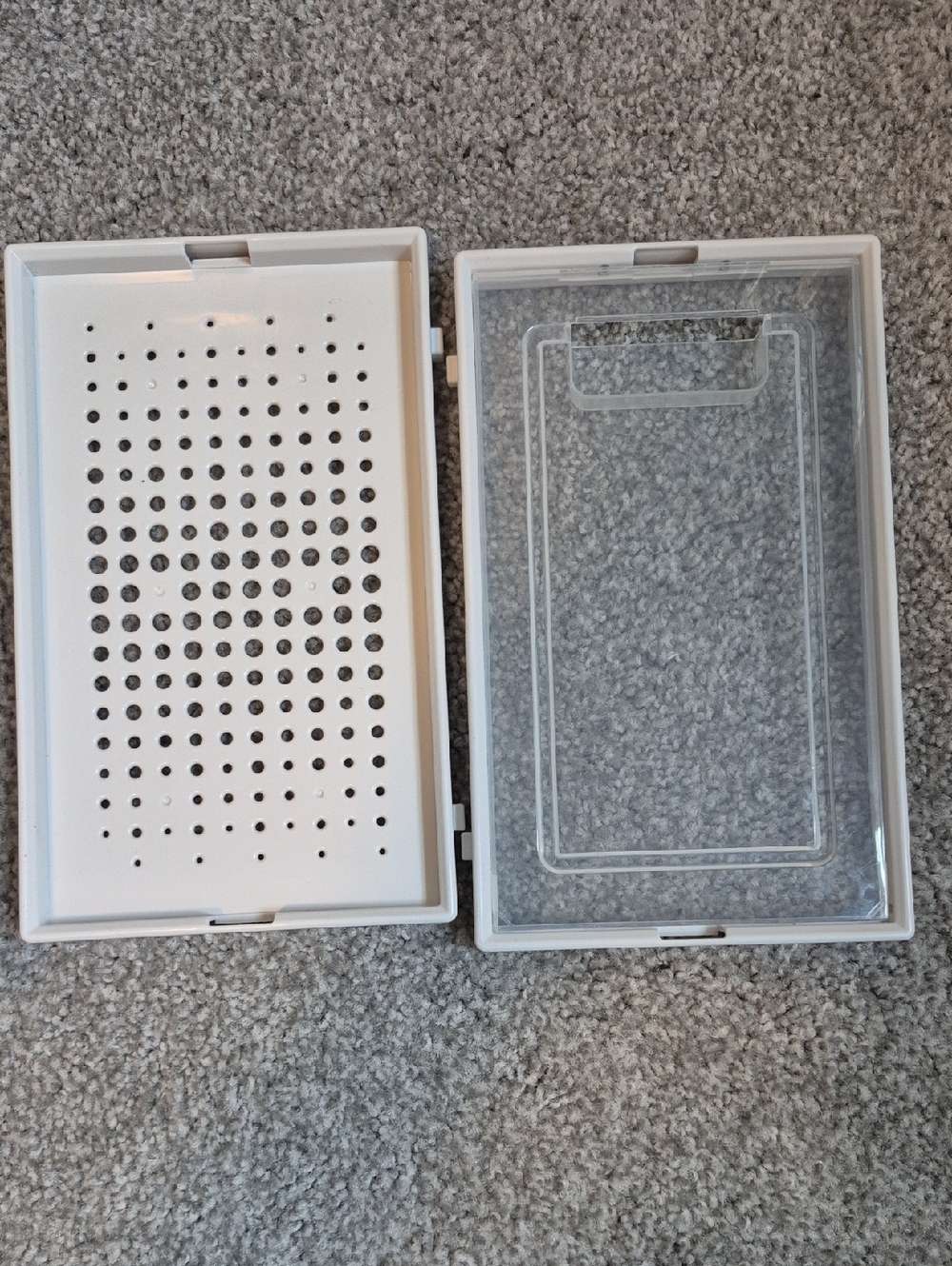 24 Modular White Frame Clear Shoe Storage Boxes - Picture 6 of 6